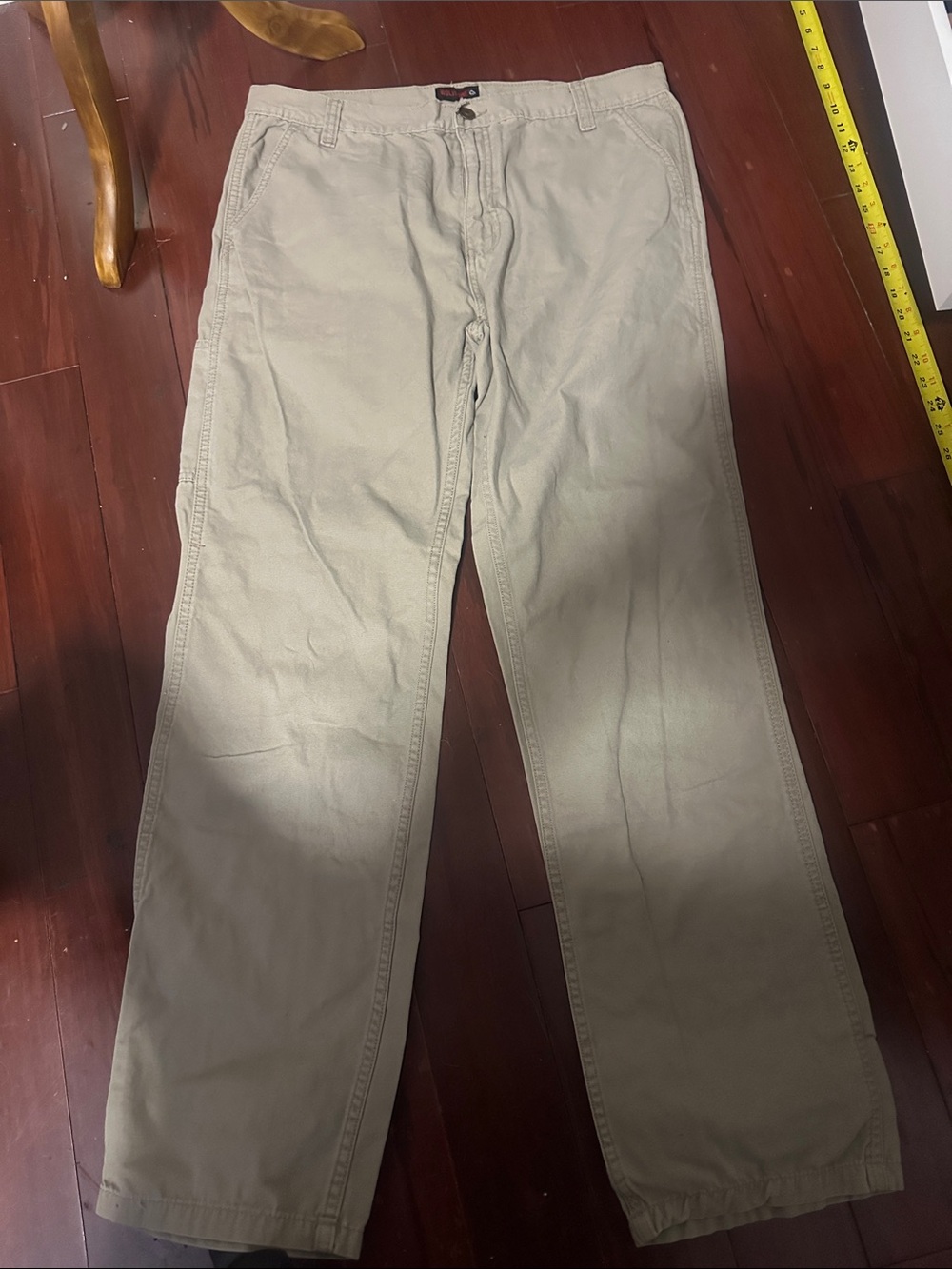 Wolverine Men's Tan Khaki Cotton Straight-Leg Chinos 36x34 NWOT